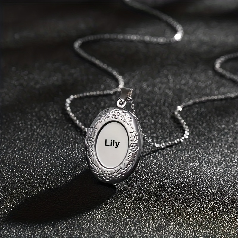 Women's Custom Photo Openable Pendant Necklace, Gift for Her